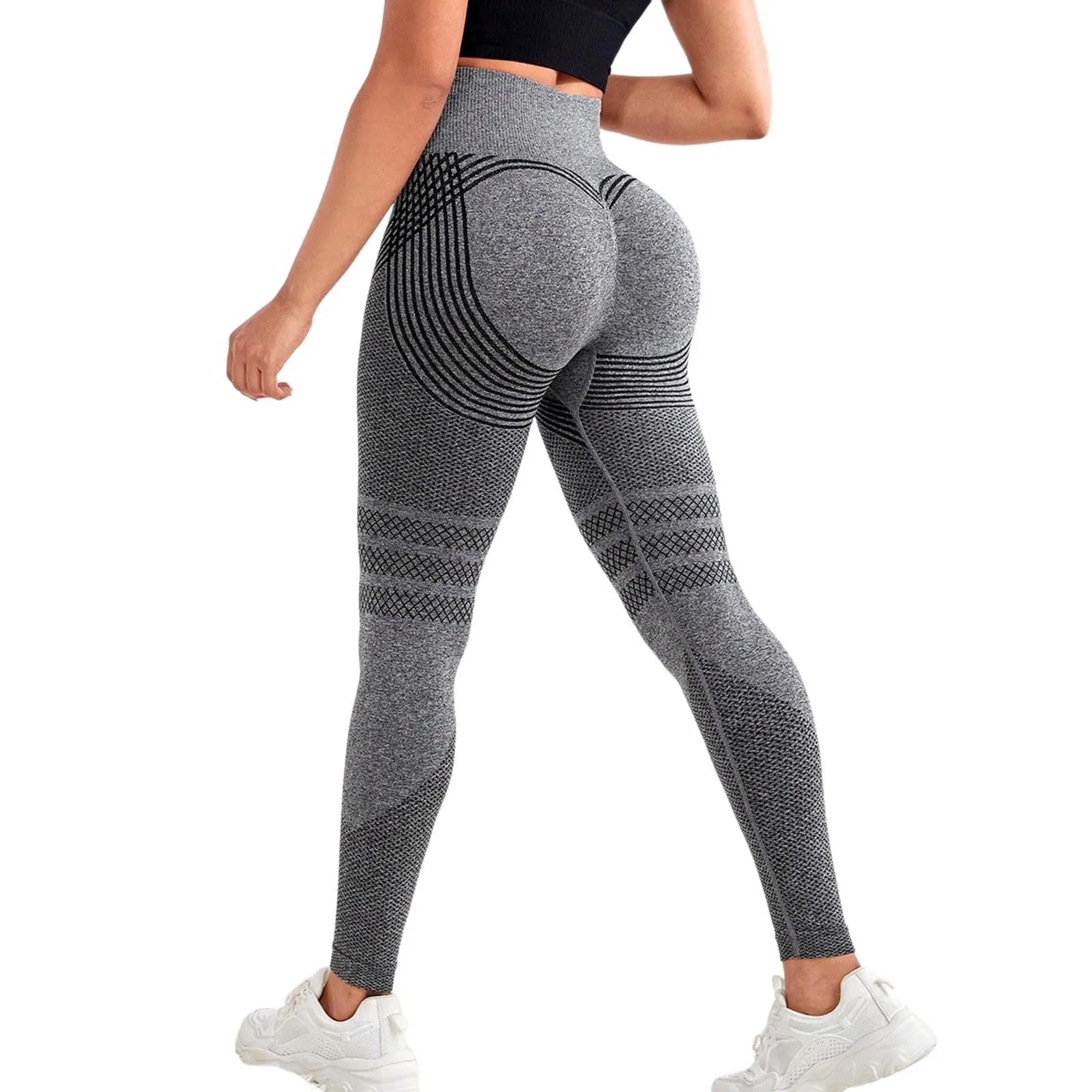 Sexy Compression Leggings Cellulite Slimming Leggings Women High Waist Seamless Push Up Opaque Sport Pants For Yoga And Fitness