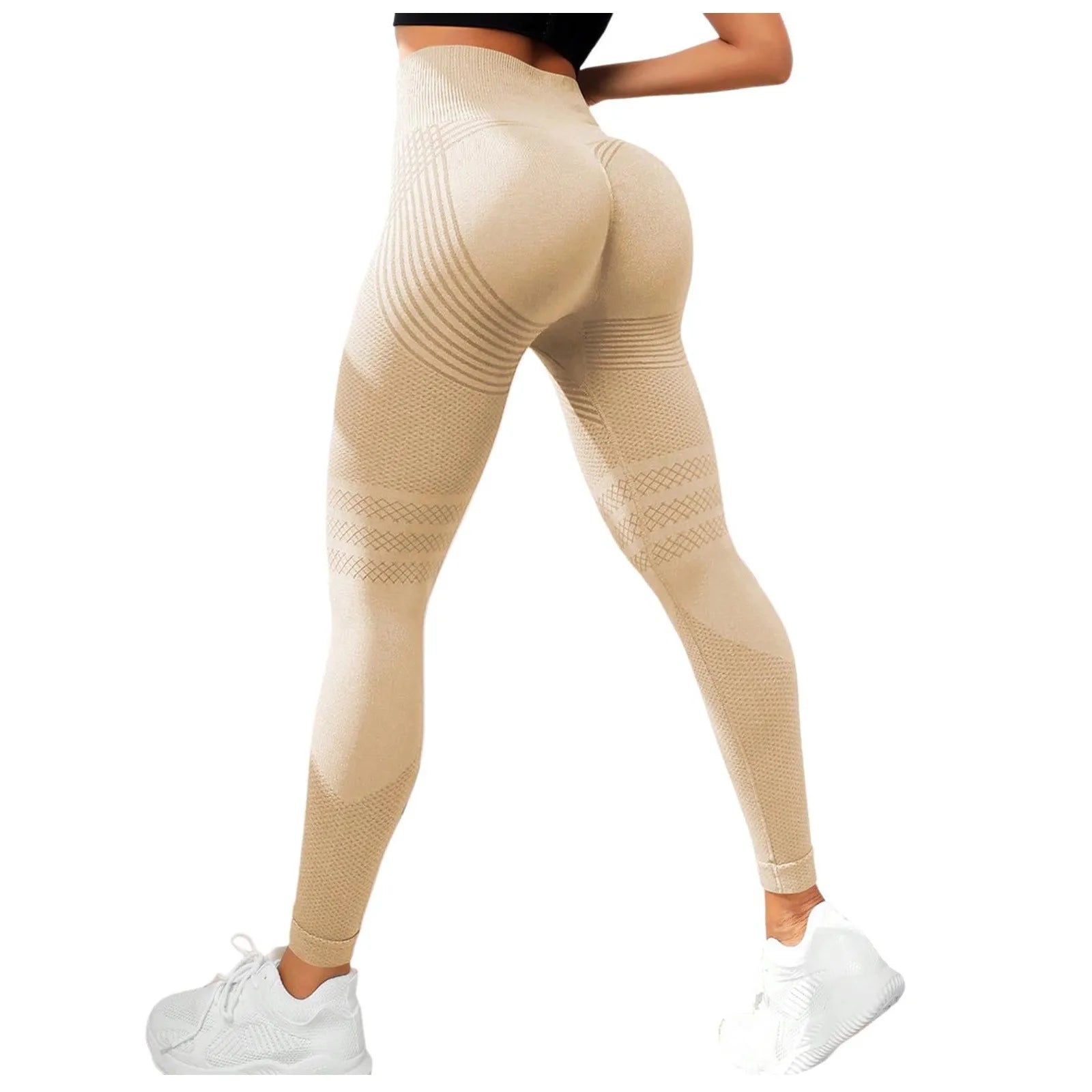 Sexy Compression Leggings Cellulite Slimming Leggings Women High Waist Seamless Push Up Opaque Sport Pants For Yoga And Fitness