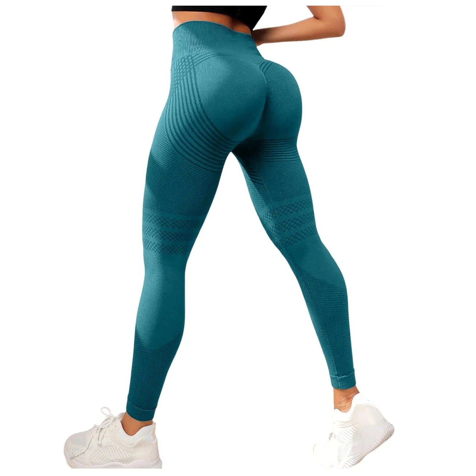 Sexy Compression Leggings Cellulite Slimming Leggings Women High Waist Seamless Push Up Opaque Sport Pants For Yoga And Fitness
