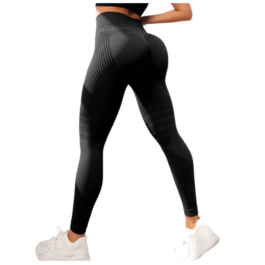 Sexy Compression Leggings Cellulite Slimming Leggings Women High Waist Seamless Push Up Opaque Sport Pants For Yoga And Fitness