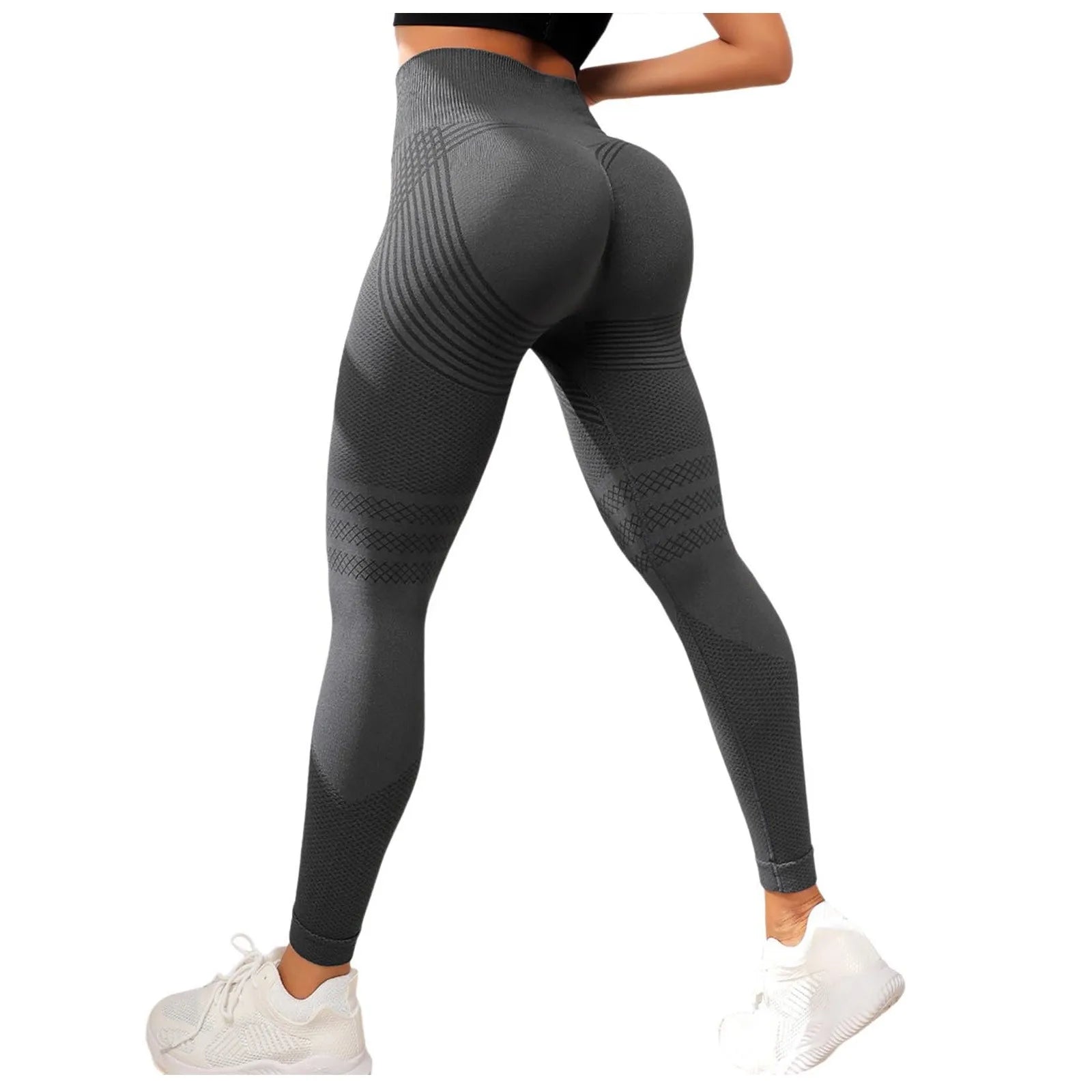 Sexy Compression Leggings Cellulite Slimming Leggings Women High Waist Seamless Push Up Opaque Sport Pants For Yoga And Fitness