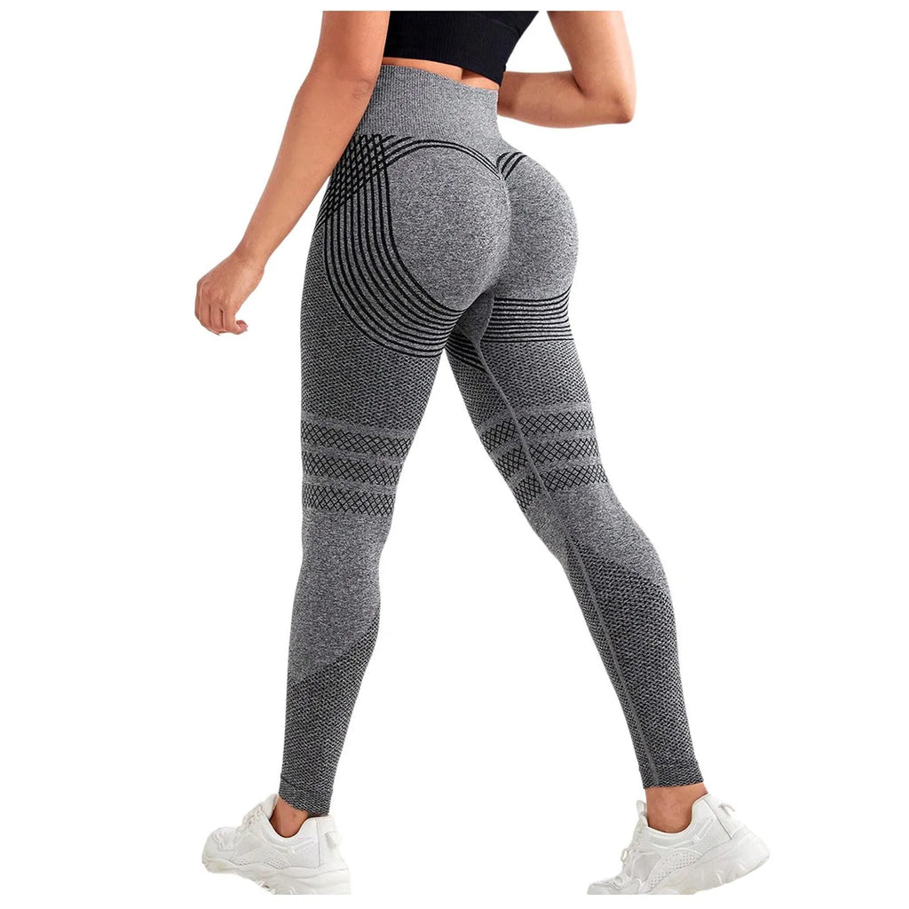 Sexy Compression Leggings Cellulite Slimming Leggings Women High Waist Seamless Push Up Opaque Sport Pants For Yoga And Fitness